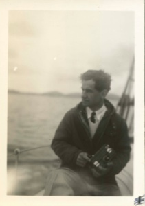Image of Lowell Thomas on the Bowdoin